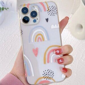 ⚠️Clearance iPhone 14/Pro/Pro Max Cute Rainbow Phone Case